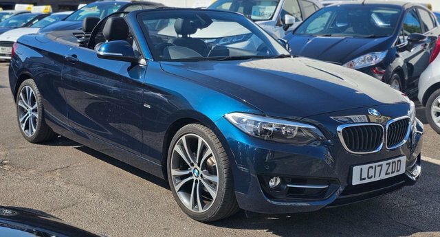 BMW 2 Series 1.5 218I Sport Convertible Eu Blue #2