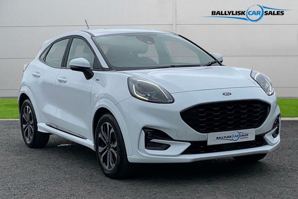 Ford Puma 1.0T 125Ps St-line In White With 14K White