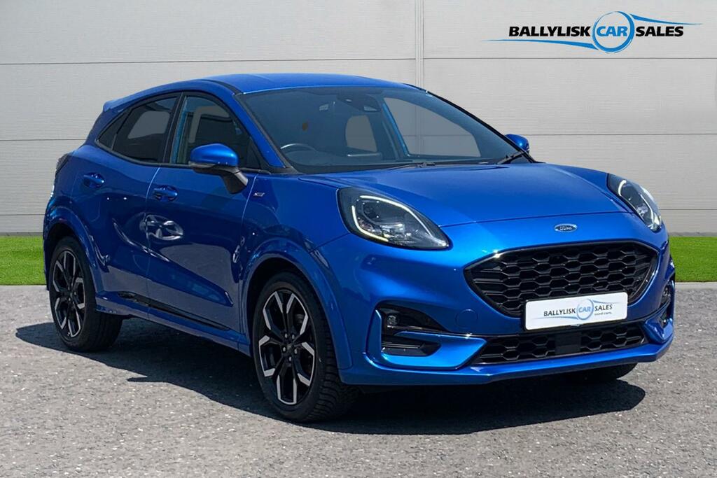 Ford Puma 1.0T 125Ps St-line X In Desert Island Blue With 31 Blue