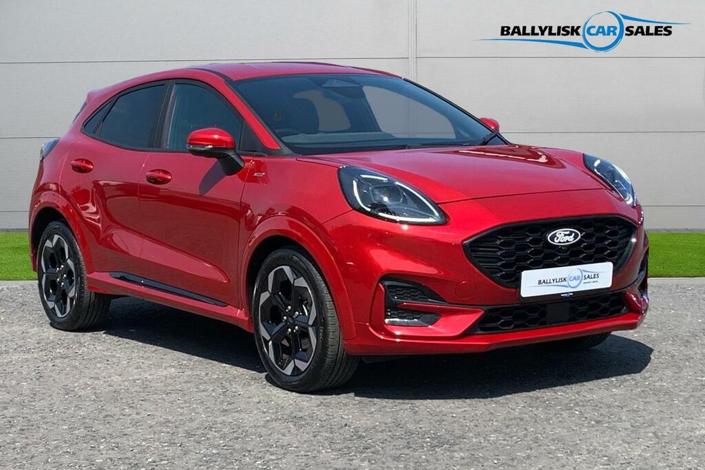 Ford Puma 1.0T 155Ps St-line X In Fantastic Red With 10 Red