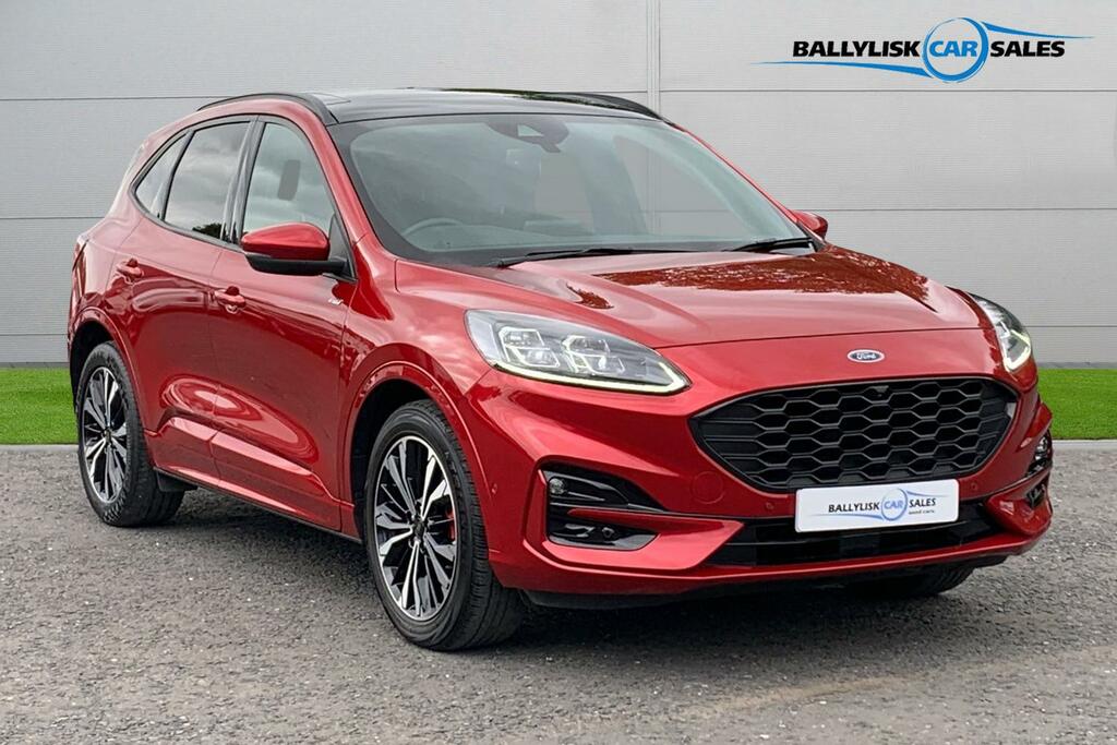 Ford Kuga 2.5H Duratec Fhev 190Ps St-line X Edition In Lucid Red