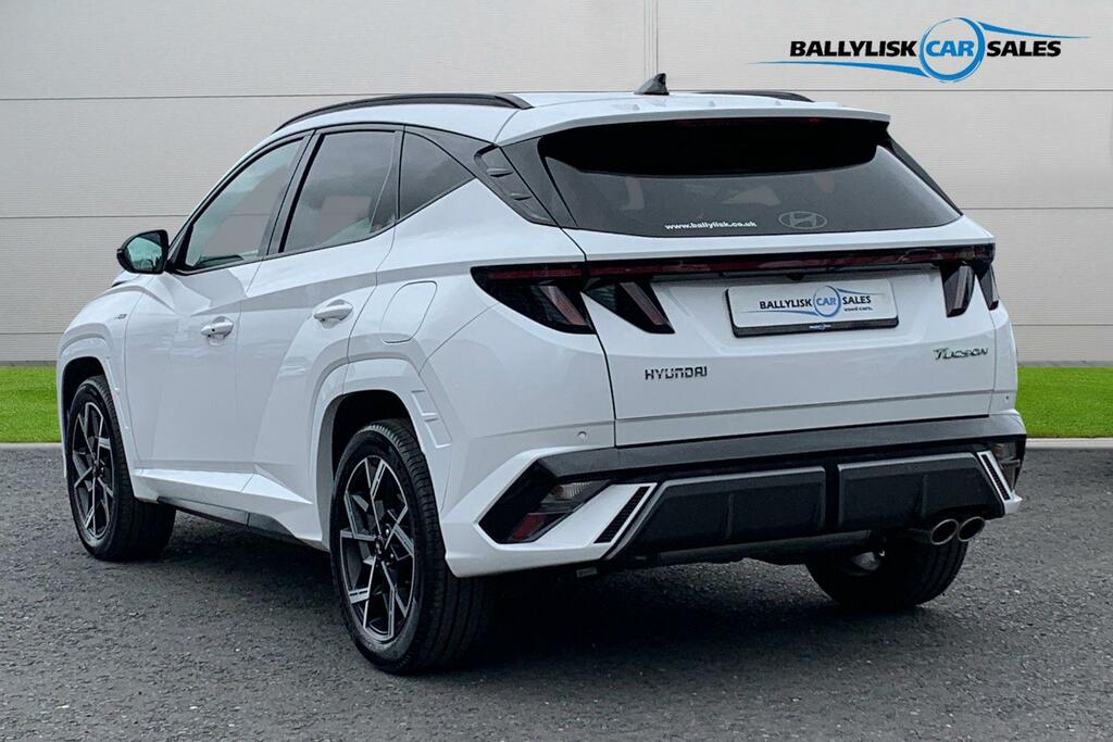 Hyundai Tucson 1.6T N Line Hybrid 239 Ps In White W White #2
