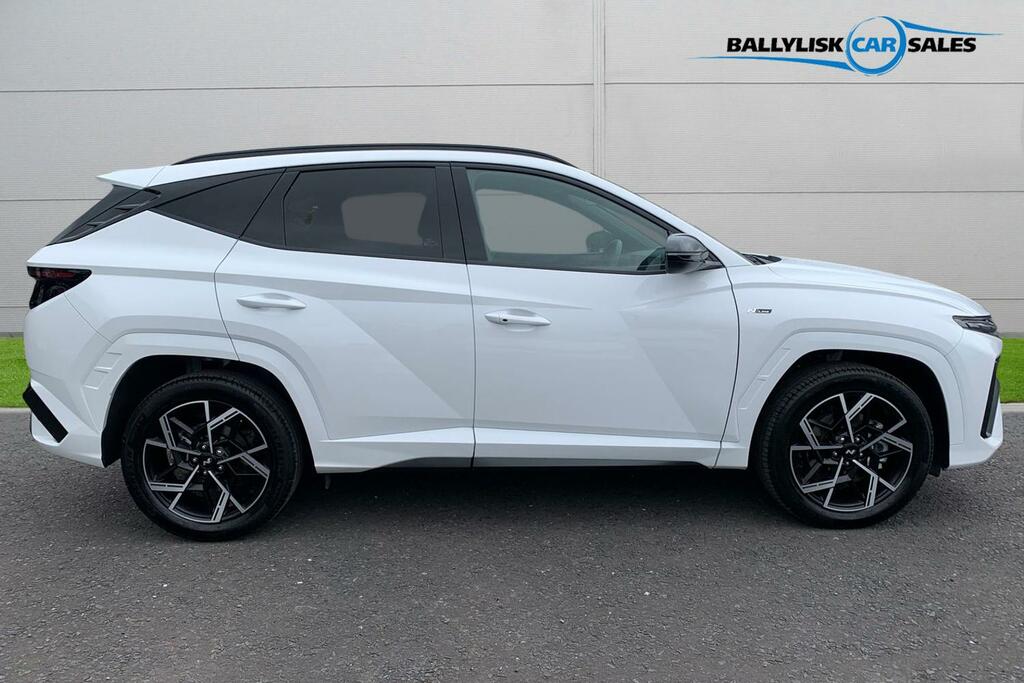 Hyundai Tucson 1.6T N Line Hybrid 239 Ps In White W White #3