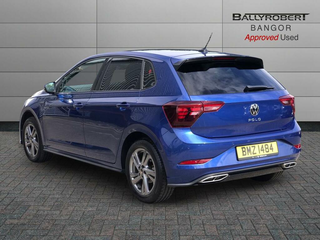 Volkswagen Polo 1.0 Tsi 110 R-line Dsg BMZ1484 Blue #2