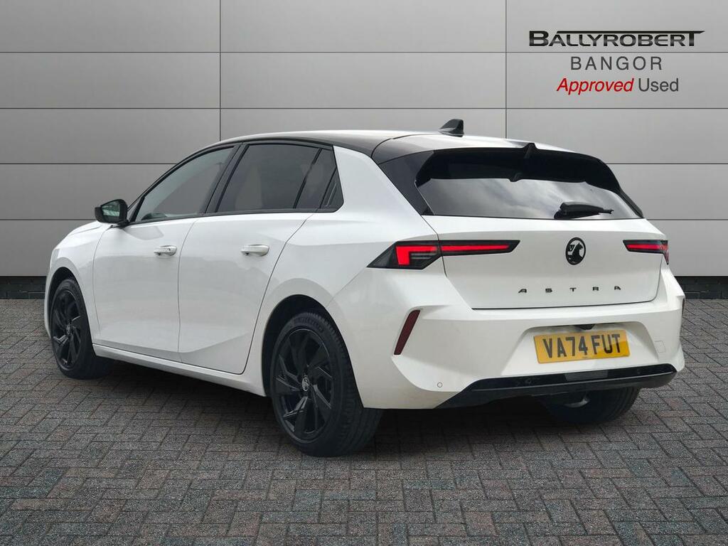 Vauxhall Astra 1.2 Turbo 130 Gs VA74FUT White #2