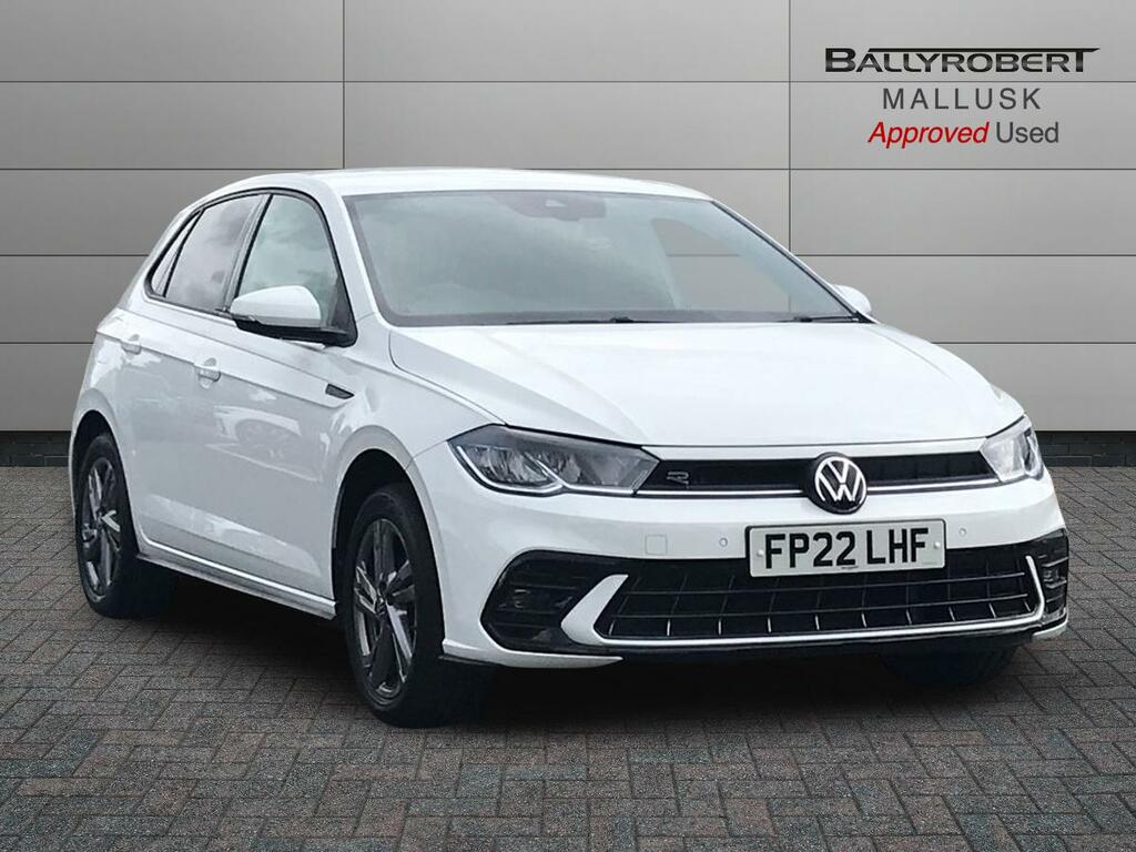 Volkswagen Polo 1.0 Tsi R-line Dsg FP22LHF White