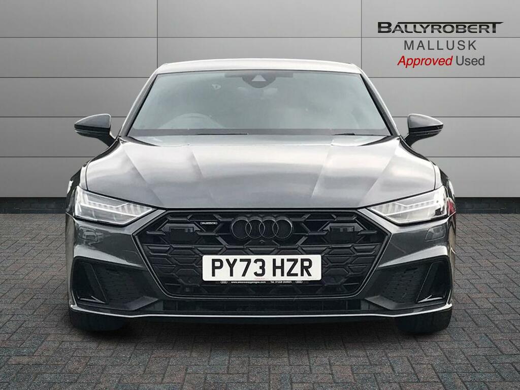 Audi A7 Black Edition Black #10