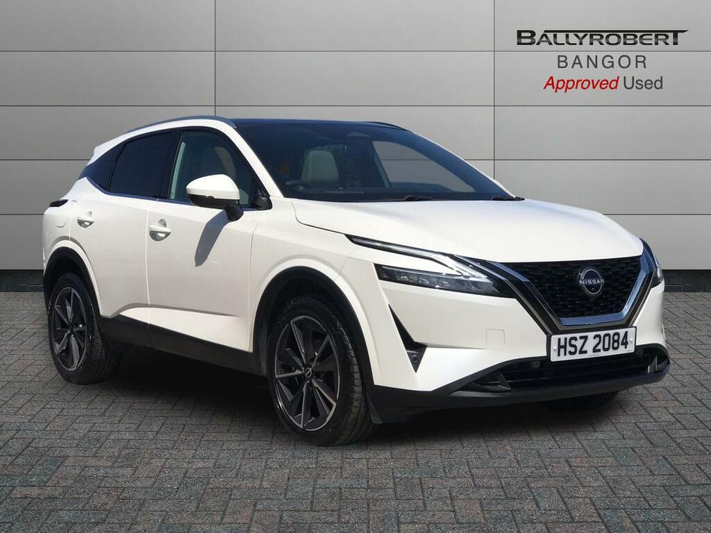 Nissan Qashqai 1.3 Dig-t Mh 158 Tekna Xtronic White