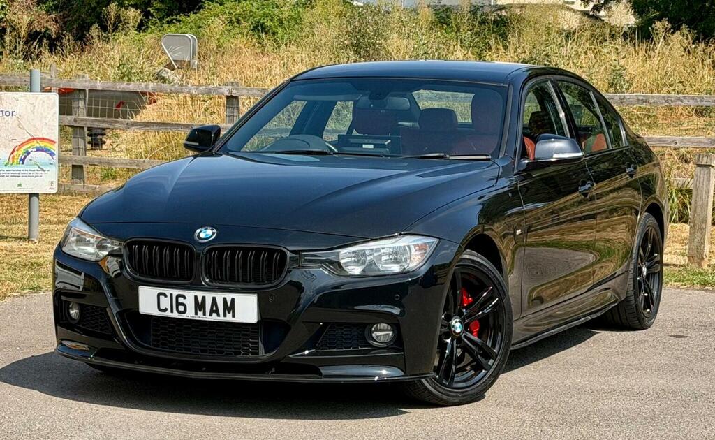 BMW 3 Series Saloon 3.0 335D M Sport Xdrive Euro 6 Ss 4 C16MAM Black #3