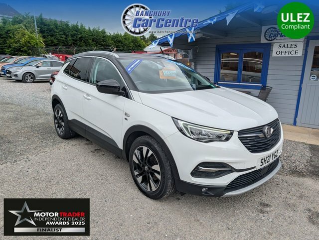 Vauxhall Grandland X 2021 1.2 Turbo Griffin Edition Suv Manu SH21YGZ White