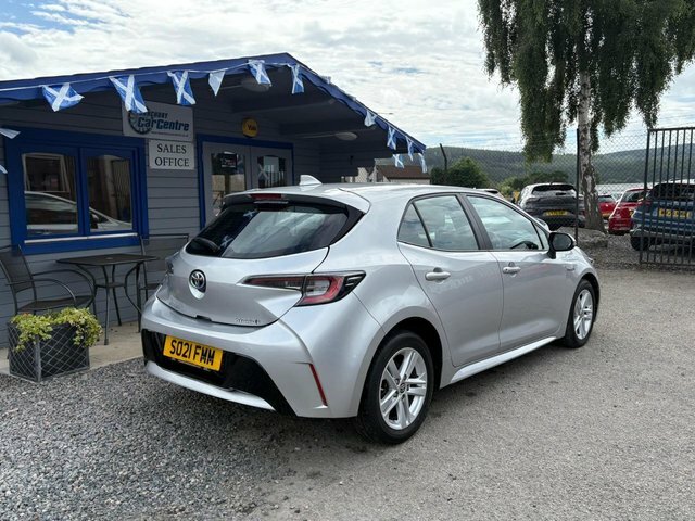 Toyota Corolla 2021 1.8 Vvt-h Gpf Icon Hatchback Hybri SO21FMM Silver #2