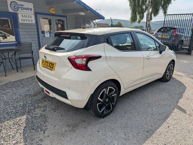 Nissan Micra 2022 1.0 Ig-t Acenta Hatchback E PJ72XZO White #3
