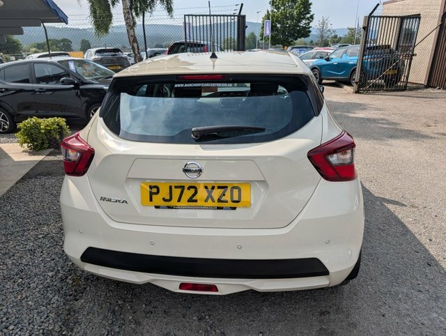 Nissan Micra 2022 1.0 Ig-t Acenta Hatchback E PJ72XZO White #4