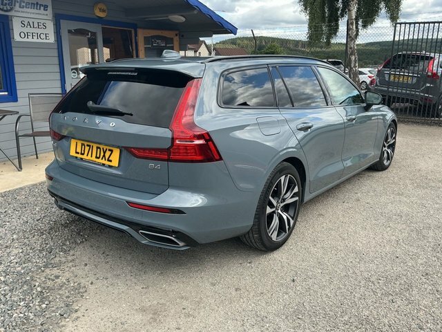 Volvo V60 2021 2.0 B4 Mhev R-design Estate Hybrid Grey #3