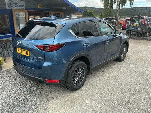 Mazda CX-5 2021 2.2 Skyactiv-d Se-l Suv Eur Blue #4