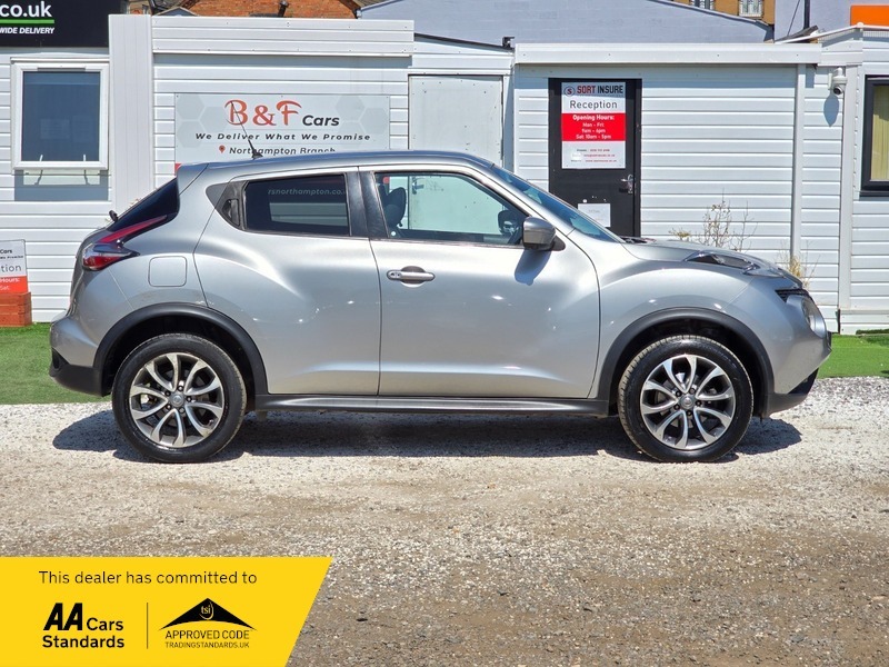 Nissan Juke 1.2 Dig-t Tekna Euro VO65HSF Silver #4