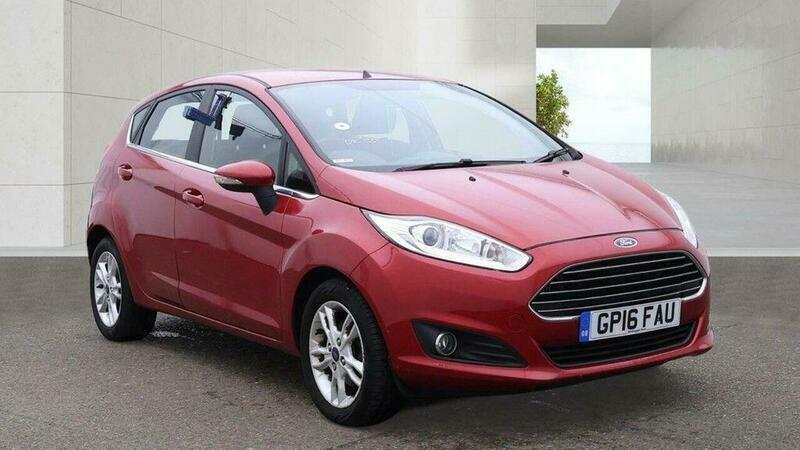 Ford Fiesta 1.0T Ecoboost Zetec Powershift Red