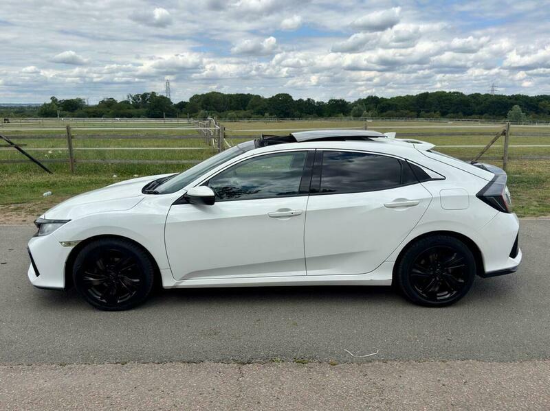 Honda Civic 1.0 Vtec Turbo Ex White #6