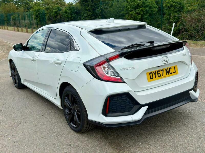 Honda Civic 1.0 Vtec Turbo Ex White #5