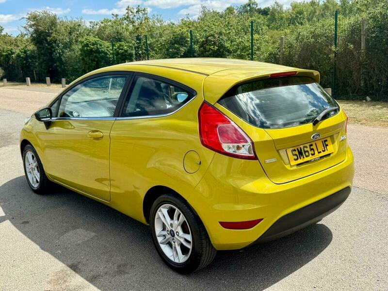 Ford Fiesta 1.0T Ecoboost Zetec Euro SM65LJF Yellow #4