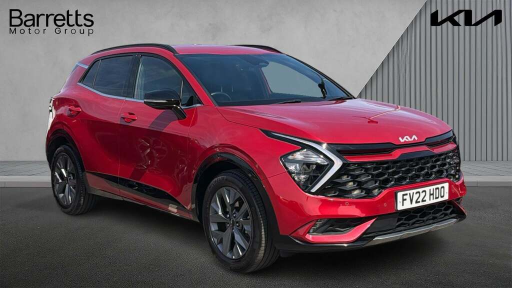 Kia Sportage 1.6 H T-gdi Gt-line Suv Hybrid Eur FV22HDO Red