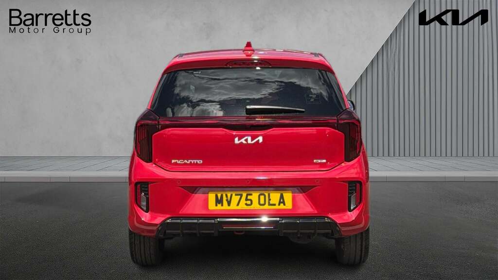 Kia Picanto 1.0 Gt-line S Hatchback Amt Euro 6 Ss MV75OLA Red #4