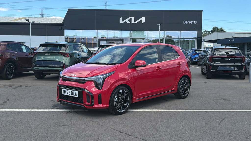 Kia Picanto 1.0 Gt-line S Hatchback Amt Euro 6 Ss MV75OLA Red #6