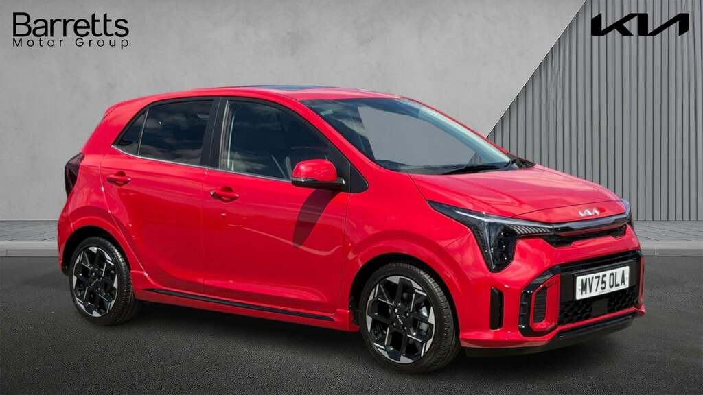 Kia Picanto 1.0 Gt-line S Hatchback Amt Euro 6 Ss MV75OLA Red