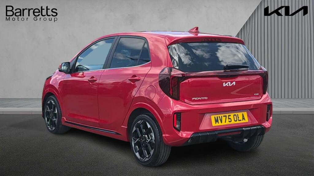 Kia Picanto 1.0 Gt-line S Hatchback Amt Euro 6 Ss MV75OLA Red #2