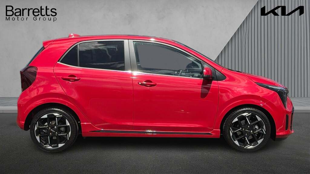 Kia Picanto 1.0 Gt-line S Hatchback Amt Euro 6 Ss MV75OLA Red #3
