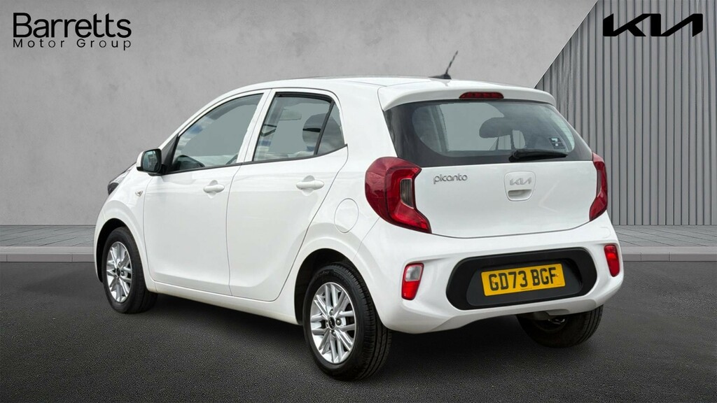 Kia Picanto 1.0 Dpi 2 Hatchback Euro 6 Ss GD73BGF White #2