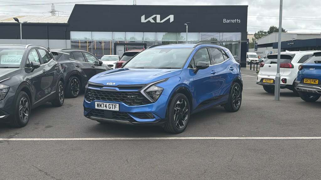 Kia Sportage 1.6 T-gdi Mhev Gt-line Suv Hybrid Manua WM74GTF Blue #6