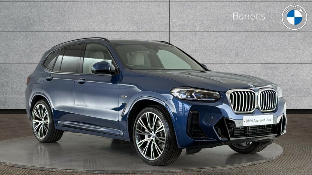 BMW X3 2.0 30E 12Kwh M Sport Suv Plug-in Hybri Blue