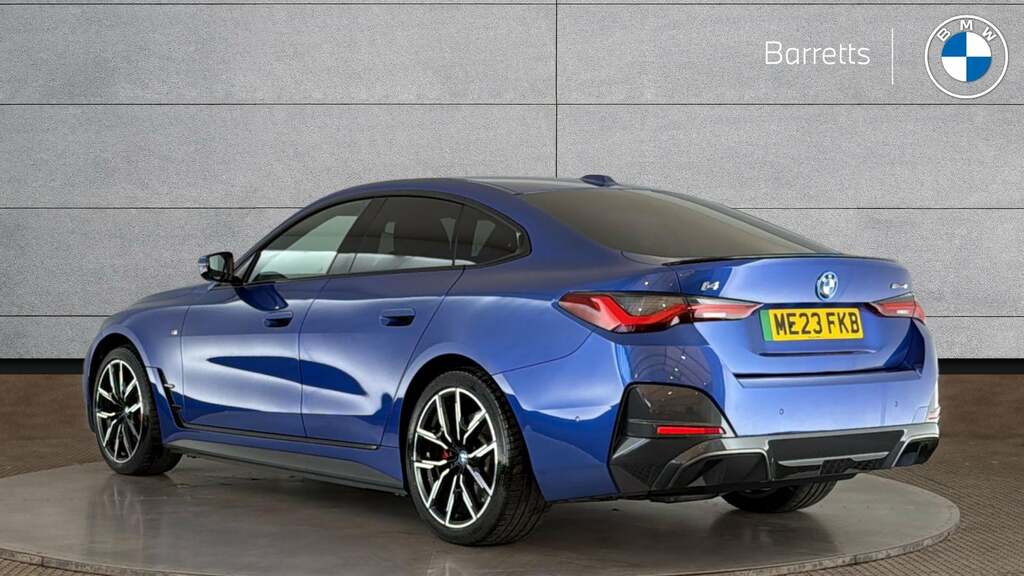 BMW i4 40 83.9Kwh M Sport Gran Coupe Ed ME23FKB Blue #2