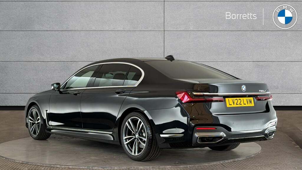 BMW 7 Series 3.0 730Ld Mht M Sport Saloon Hybrid Aut Black #2