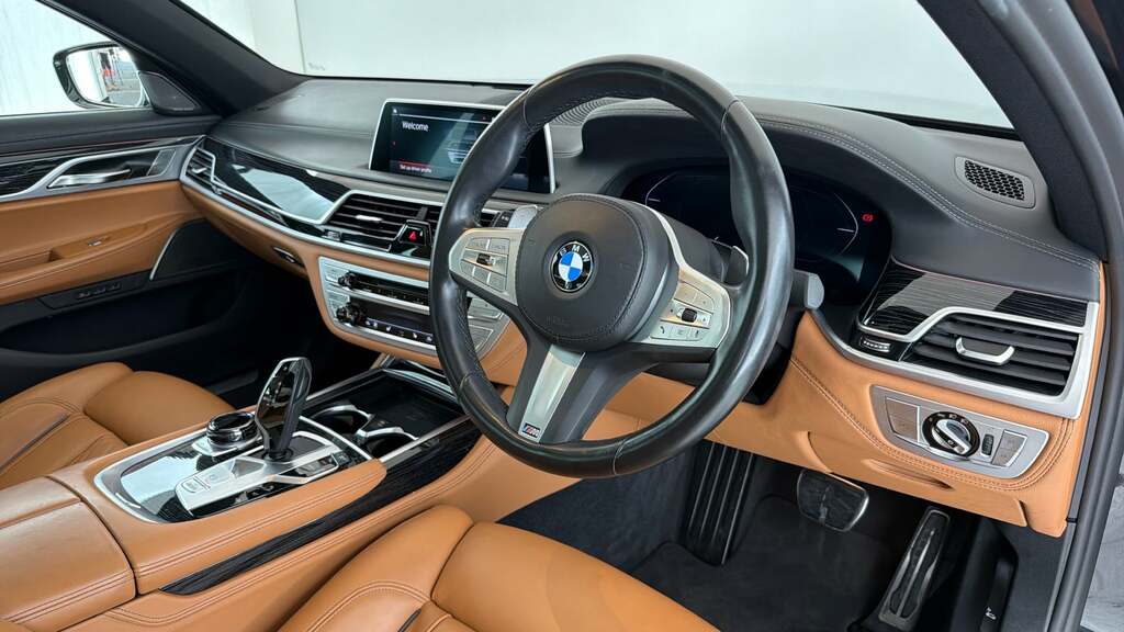 BMW 7 Series 3.0 730Ld Mht M Sport Saloon Hybrid Aut Black #6