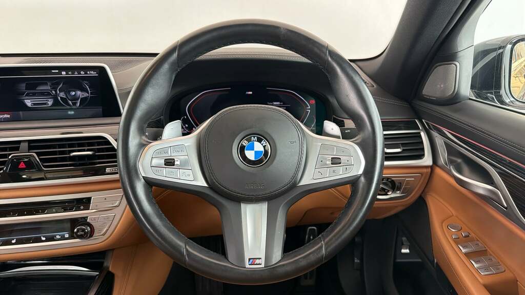 BMW 7 Series 3.0 730Ld Mht M Sport Saloon Hybrid Aut Black #5