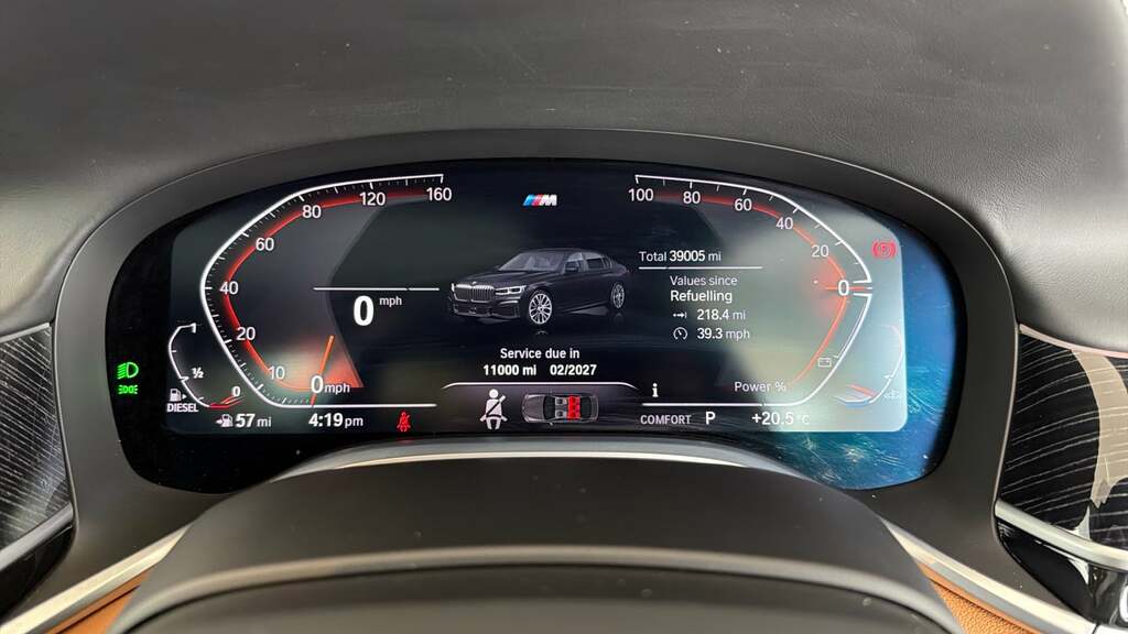 BMW 7 Series 3.0 Mht M Sport Xdrive Euro 6 Ss Grey #9