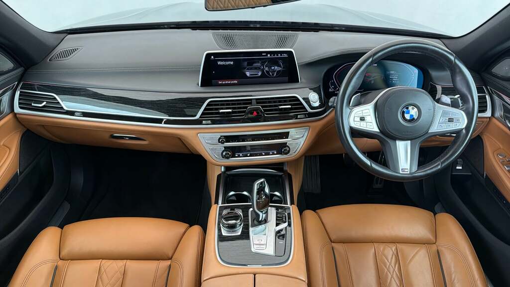 BMW 7 Series 3.0 730Ld Mht M Sport Saloon Hybrid Aut Black #4