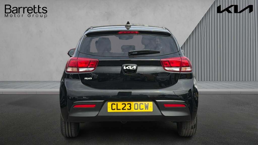 Kia RIO 1.0 T-gdi Mhev 3 Hatchback Hybrid Dct E Black #4