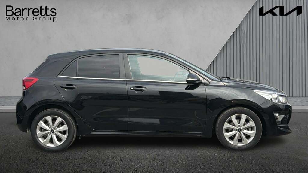 Kia RIO 1.0 T-gdi Mhev 3 Hatchback Hybrid Dct E Black #3