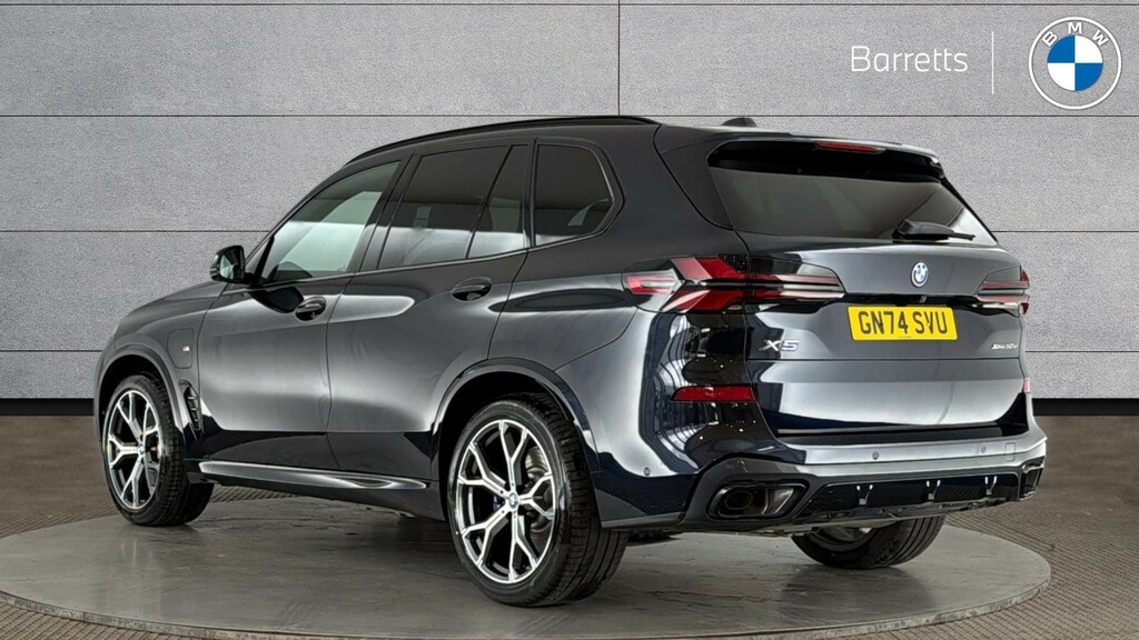 BMW X5 3.0 50E 25.7Kwh M Sport Suv Plug-in Hyb GN74SVU Black #2
