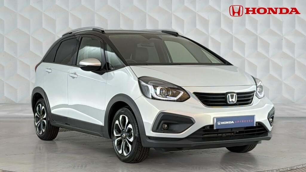 Honda Jazz 1.5 H I-mmd Crosstar Ex Hatchback Hybri White