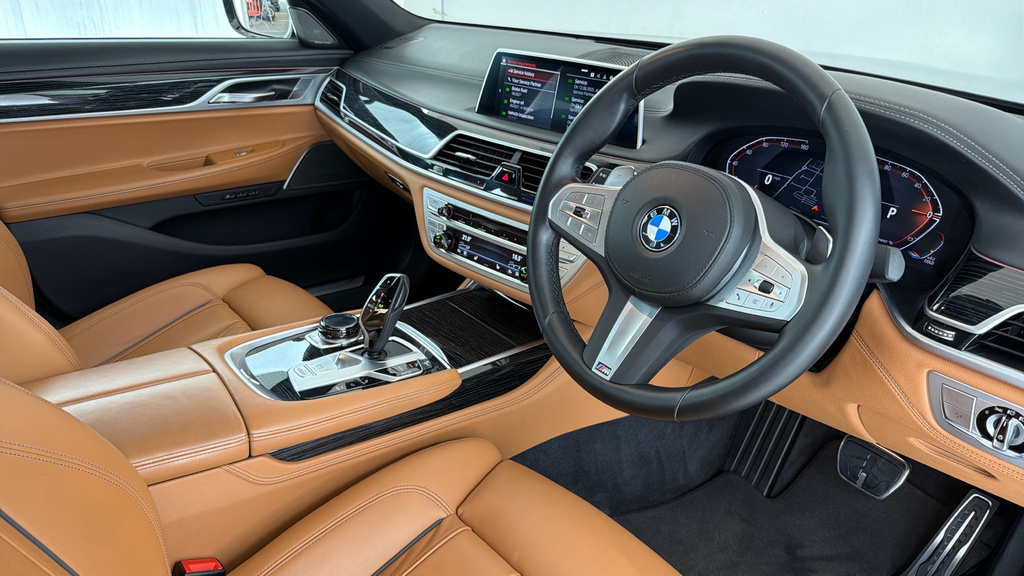 BMW 7 Series 3.0 740D Mht M Sport Saloon Hybrid AJ22DZM Grey #6