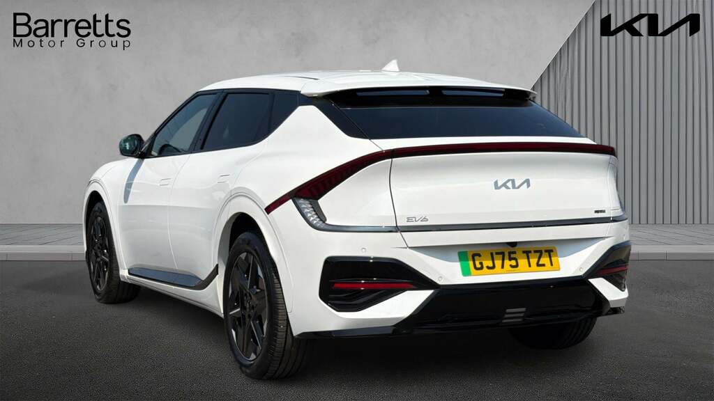 Kia EV6 84Kwh Gt-line Hatchback 225 Bhp White #2