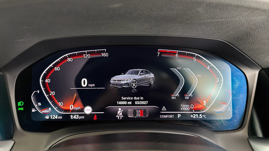 BMW 3 Series 330E M Sport Blue #9