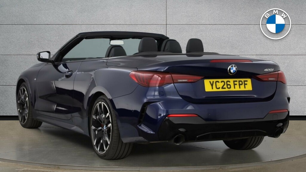 BMW 4 Series 2.0 420I M Sport Convertible Euro Blue #2