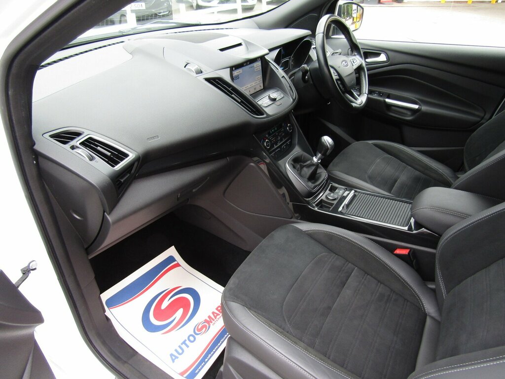 Ford Kuga St-line Tdci White #4