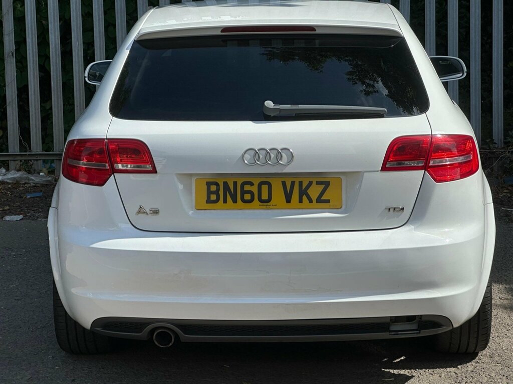 Audi A3 2.0 Tdi S Line Sportback Euro 5 Ss White #5