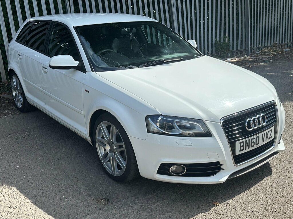 Audi A3 2.0 Tdi S Line Sportback Euro 5 Ss White
